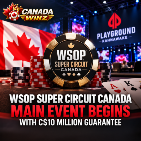 WSOP Super Circuit Canada Main Event Begins with C$10 Million Guarantee